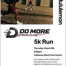 Do More Run Club X lululemon Launch 5k Run hero image