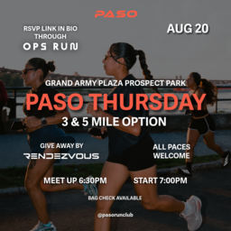 PASO THURSDAY COMMUNITY RUN hero image