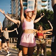 Monday Night Run Club @ lululemon Williamsburg logo