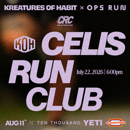 Kreatures of Habit Community Run with Celis Run Club hero image