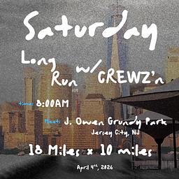 RU X Crewz'n 18mi & 10mi Long Run hero image